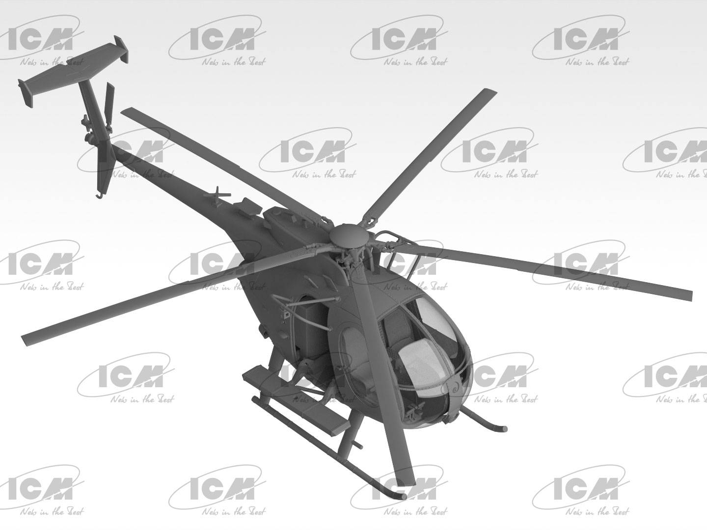 MH-6J Little Bird US Special Forces Helicopter – Image 12