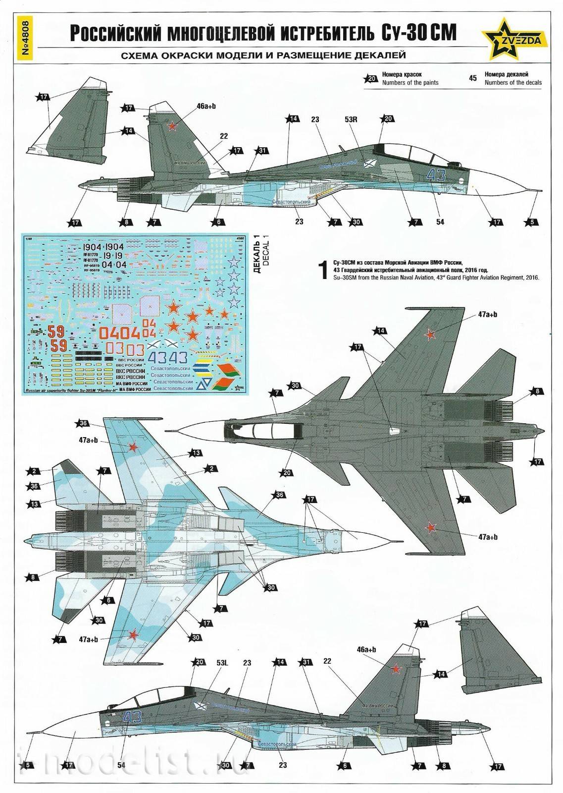 Russian Air Superiority Fighter Su-30SM Flanker H – Image 14