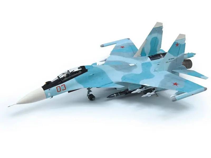 Russian Air Superiority Fighter Su-30SM Flanker H – Image 8