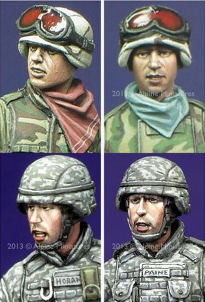 Modern US Infantry Heads