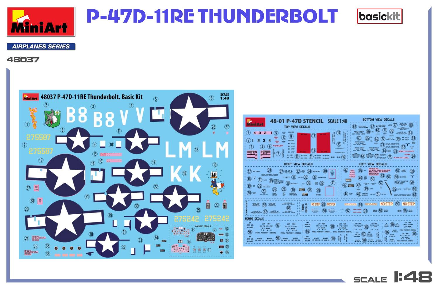 P-47D Thunderbolt RAZORBACK Basic Kit aux couleurs des FORCES AERIENNES FRANCAISES – Image 3