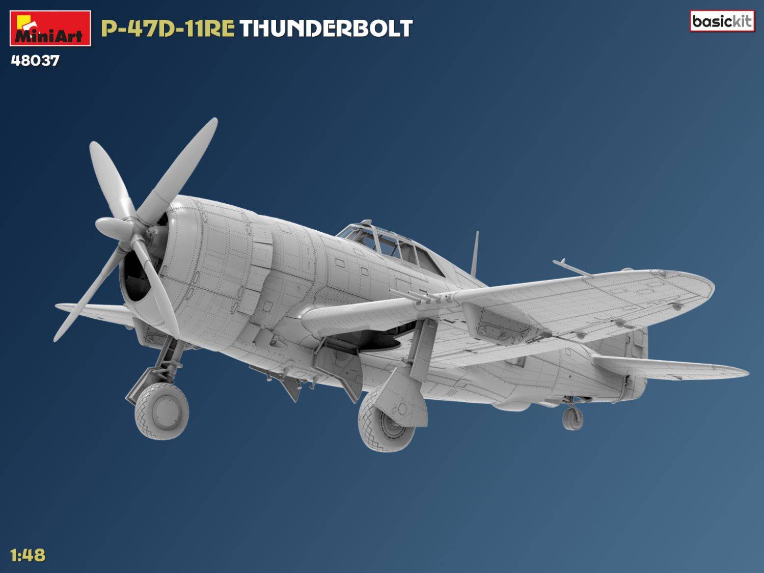 P-47D Thunderbolt RAZORBACK Basic Kit aux couleurs des FORCES AERIENNES FRANCAISES – Image 7