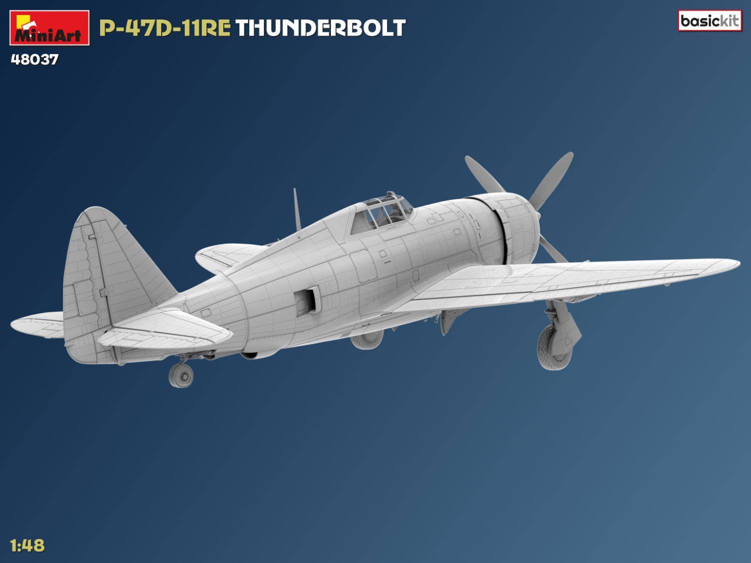 P-47D Thunderbolt RAZORBACK Basic Kit aux couleurs des FORCES AERIENNES FRANCAISES – Image 8