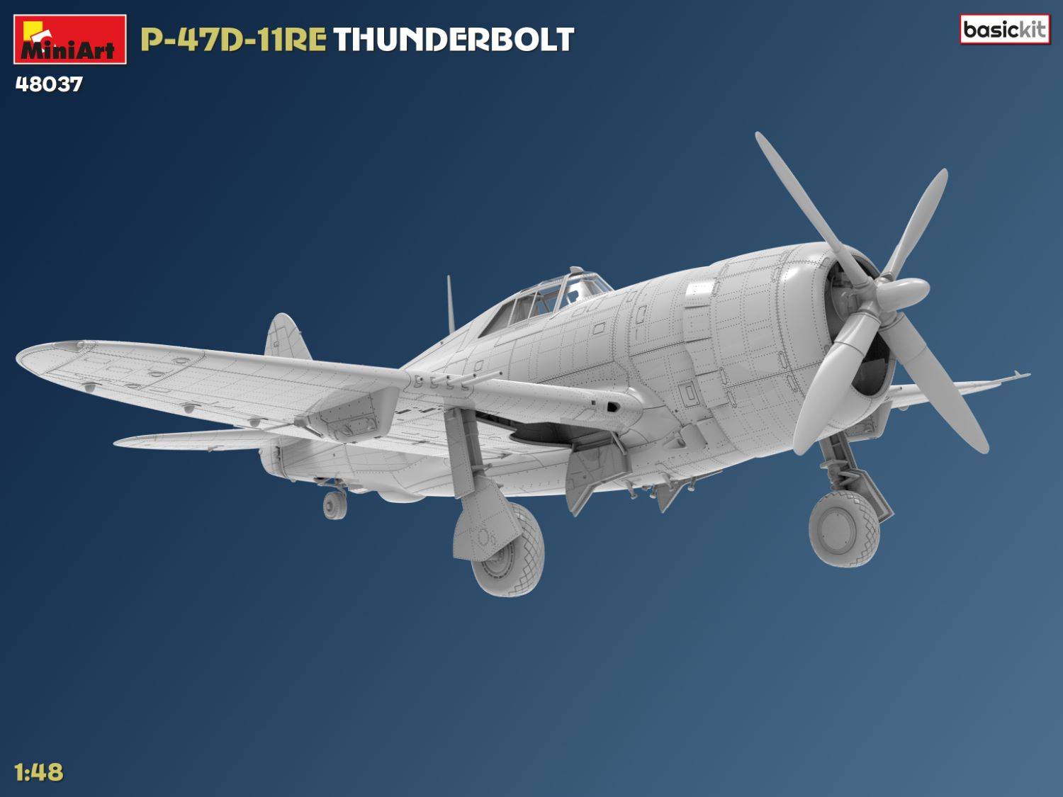P-47D Thunderbolt RAZORBACK Basic Kit aux couleurs des FORCES AERIENNES FRANCAISES – Image 9