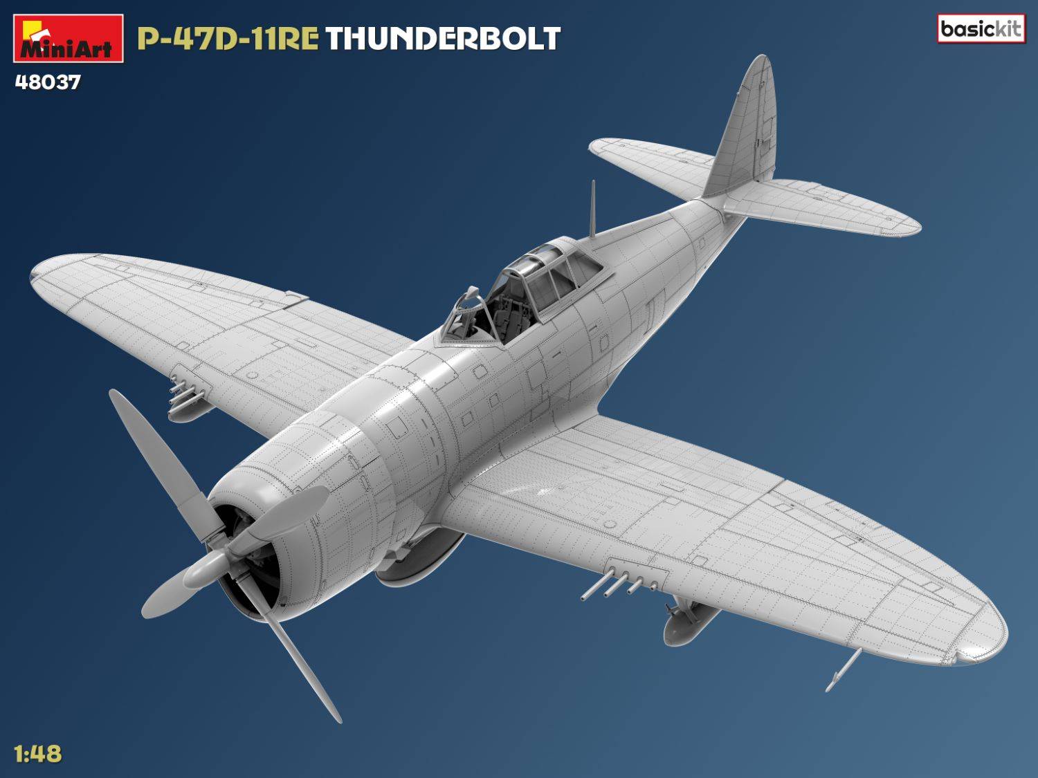 P-47D Thunderbolt RAZORBACK Basic Kit aux couleurs des FORCES AERIENNES FRANCAISES – Image 11