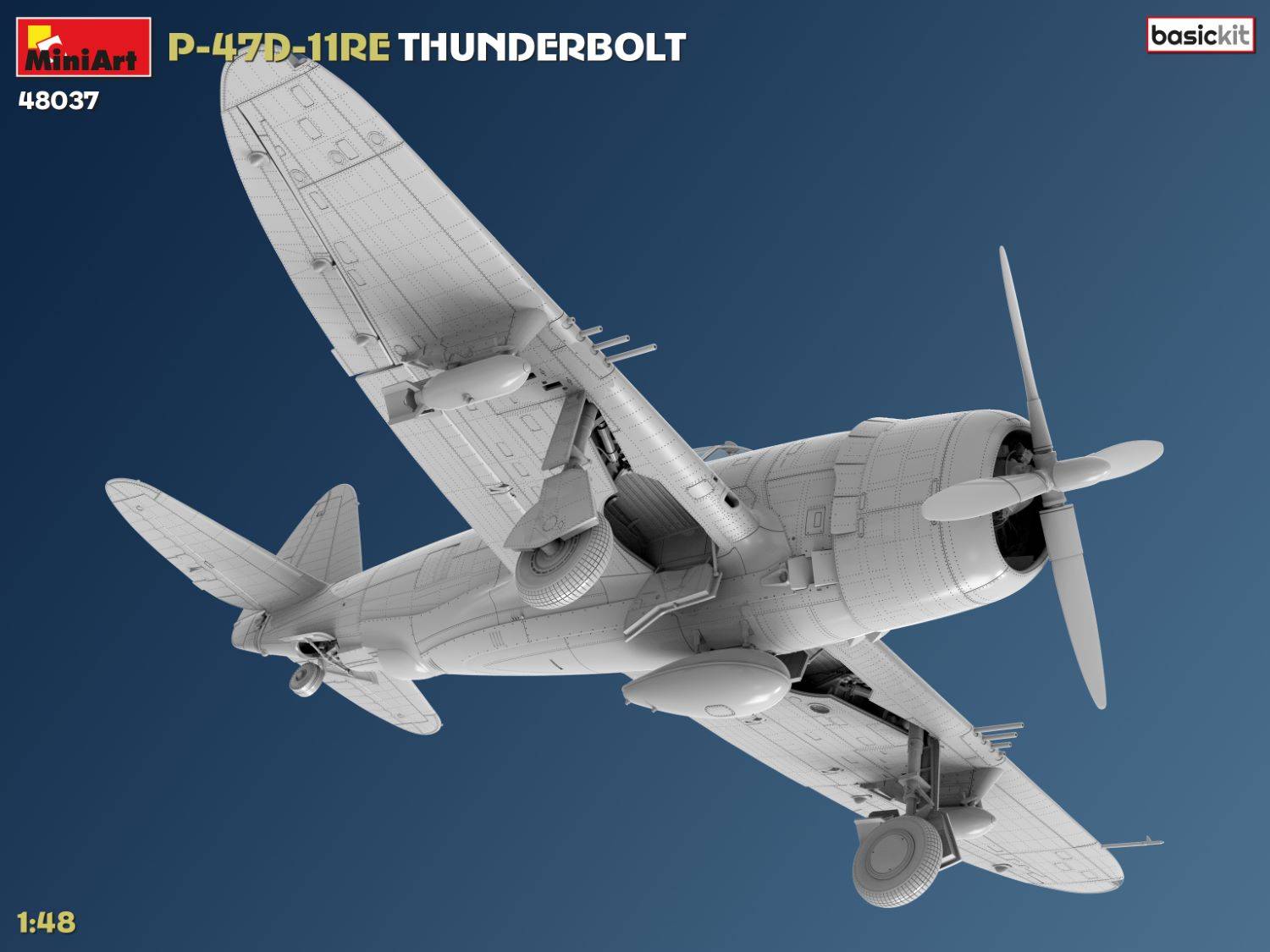 P-47D Thunderbolt RAZORBACK Basic Kit aux couleurs des FORCES AERIENNES FRANCAISES – Image 12