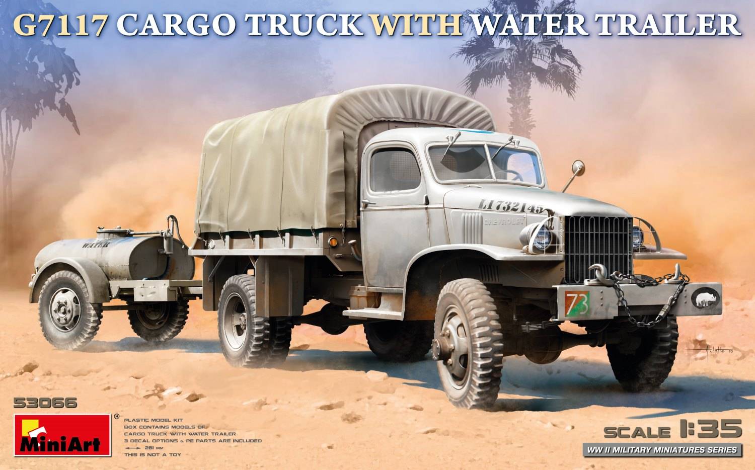 G7117 CARGO TRUCK WITH WATER TRAILER