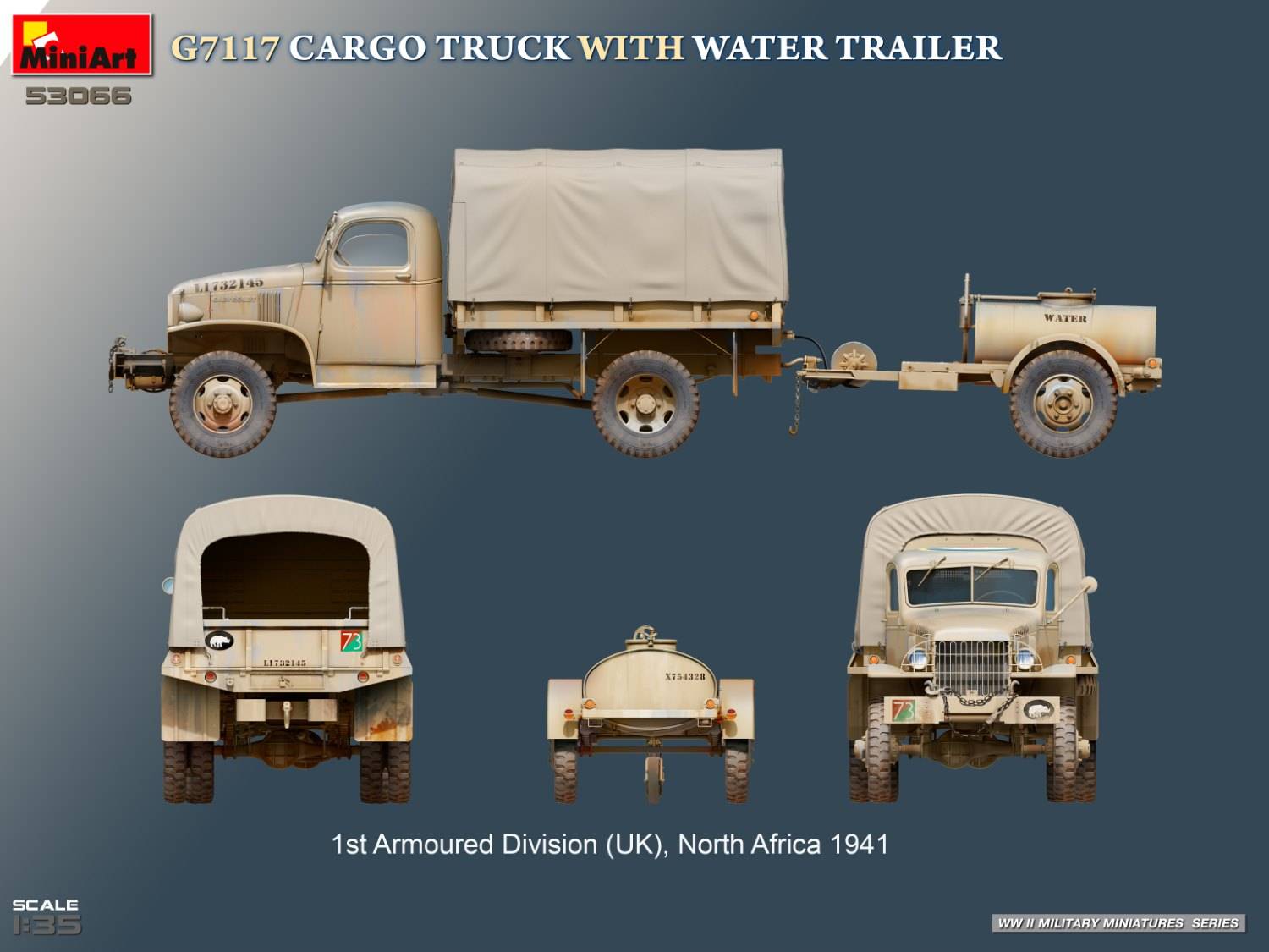 G7117 CARGO TRUCK WITH WATER TRAILER – Image 27