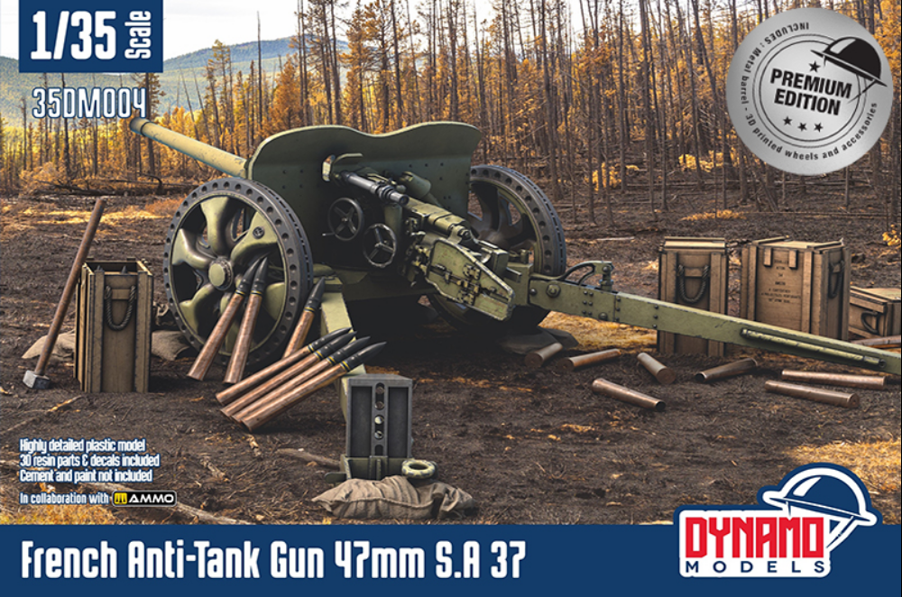 French Anti-Tank Gun 47mm S.A 37 Premium Edition