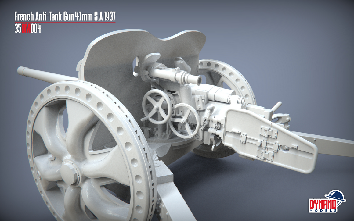 French Anti-Tank Gun 47mm S.A 37 – Image 3
