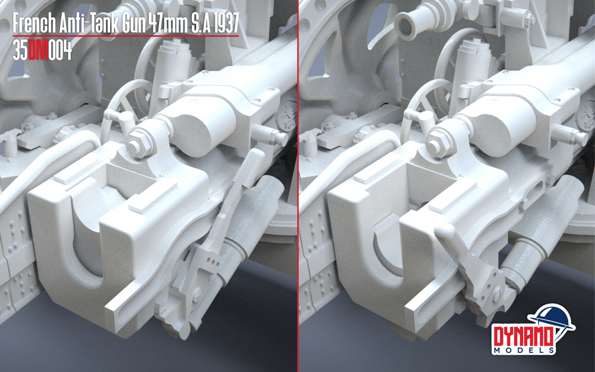 French Anti-Tank Gun 47mm S.A 37 – Image 4