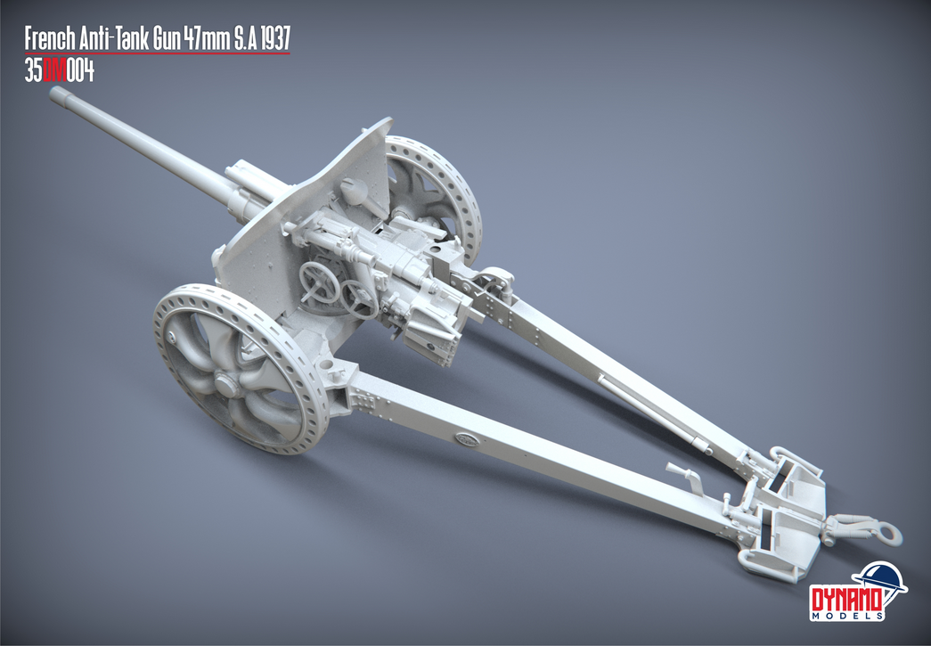 French Anti-Tank Gun 47mm S.A 37 – Image 6