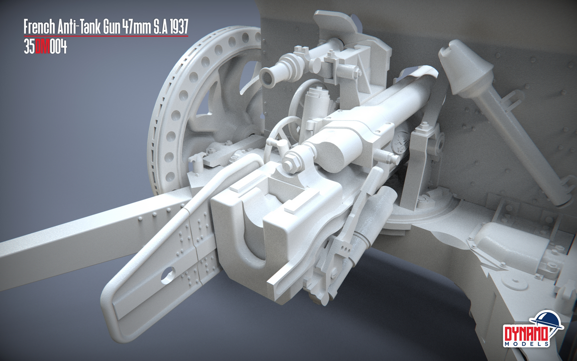 French Anti-Tank Gun 47mm S.A 37 – Image 7