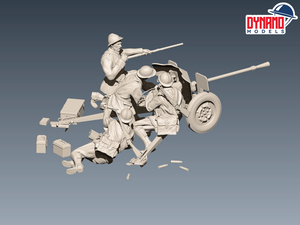 French Anti-Tank Gun 25mm S.A 34 Type II “Deluxe edition” – Image 2