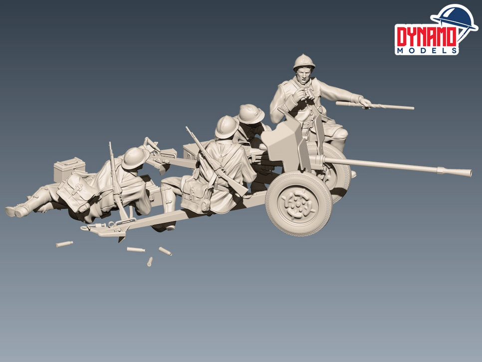 French Anti-Tank Gun 25mm S.A 34 Type II “Deluxe edition” – Image 3