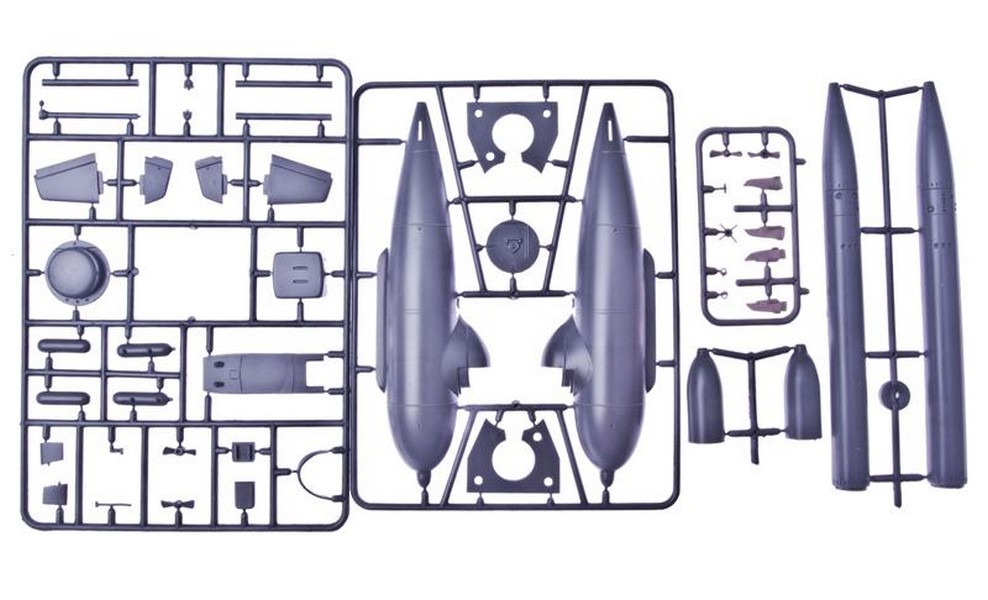 German midget submarine Delphin. Clear plastic edition – Image 2