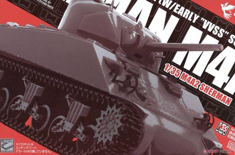 M4A2 Sherman Direct Vision with Early VVSS With T49 Tracks
