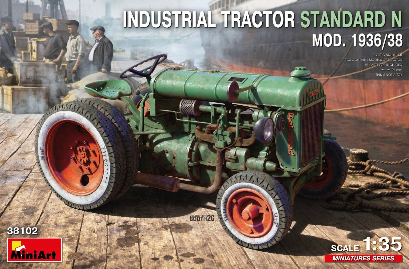 INDUSTRIAL TRACTOR STANDARD N MOD. 1936/38