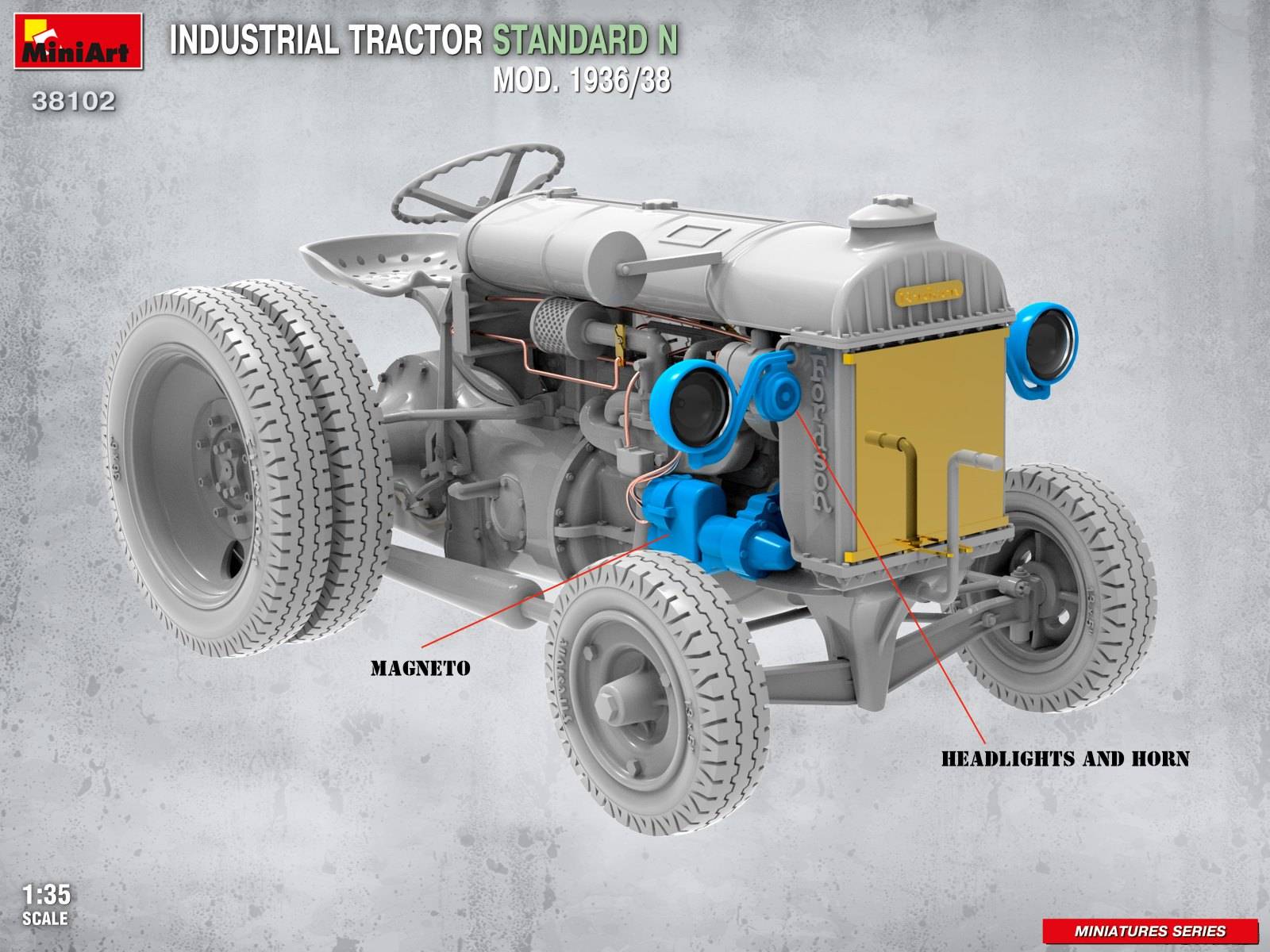 INDUSTRIAL TRACTOR STANDARD N MOD. 1936/38 – Image 6