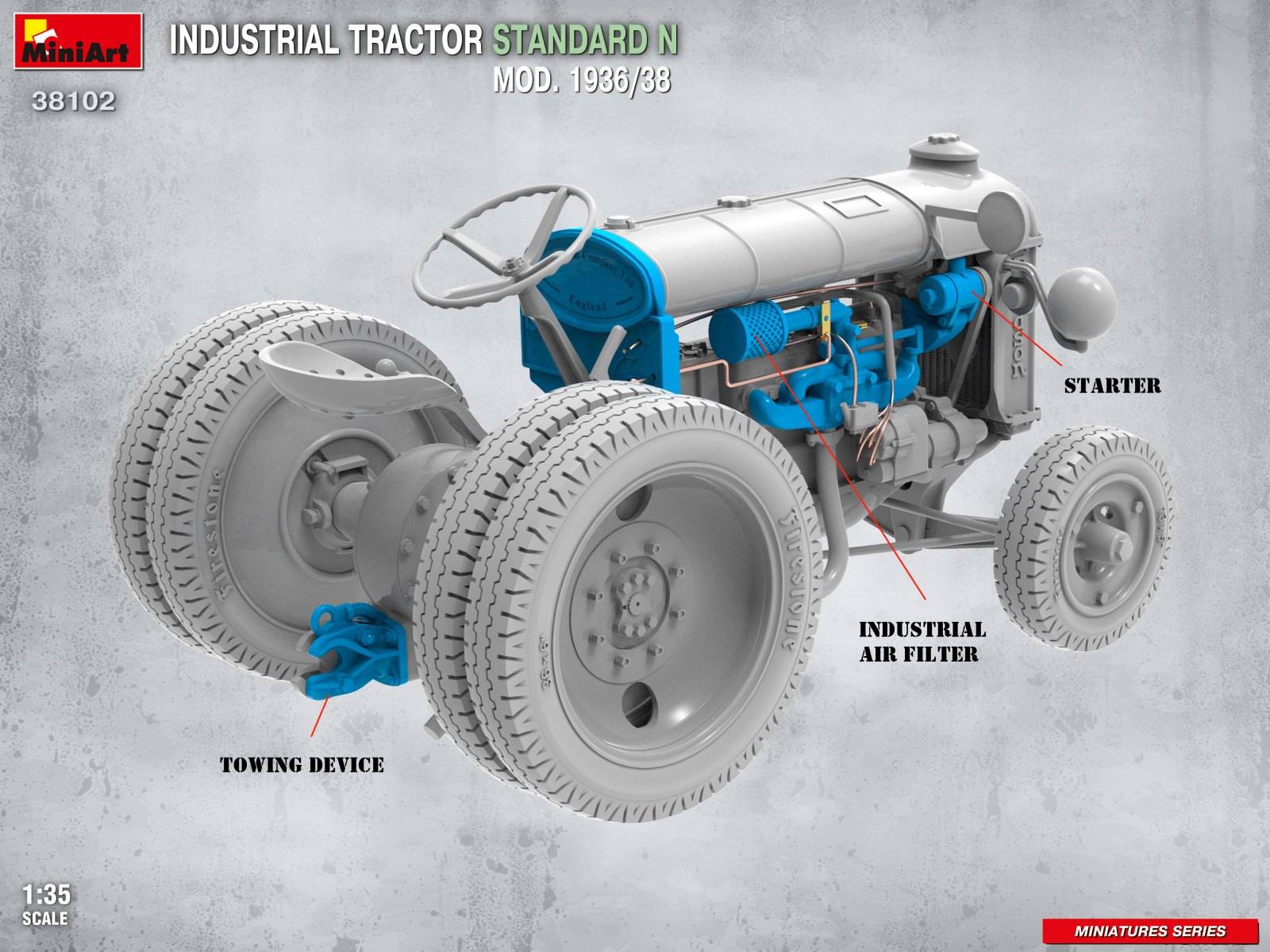 INDUSTRIAL TRACTOR STANDARD N MOD. 1936/38 – Image 7