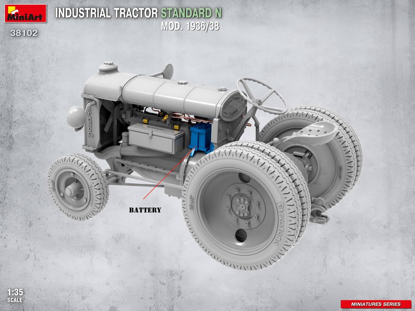INDUSTRIAL TRACTOR STANDARD N MOD. 1936/38 – Image 8