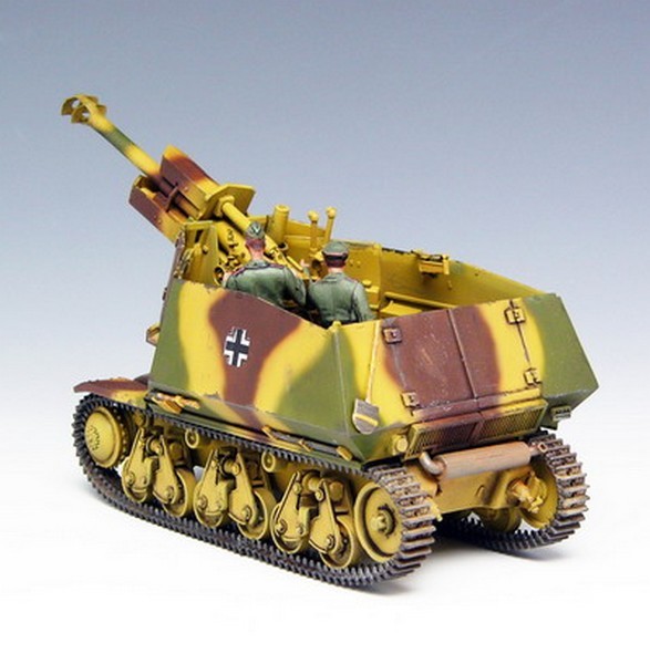 German 39(H) 10.5cm LeFH18(Sf) auf Geschutzwagen – Image 2