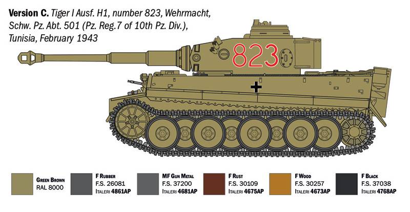 Sd.Kfz.181 Panzerkampfwagen VI Tiger I Ausf.E (tp) Early Production – Image 8