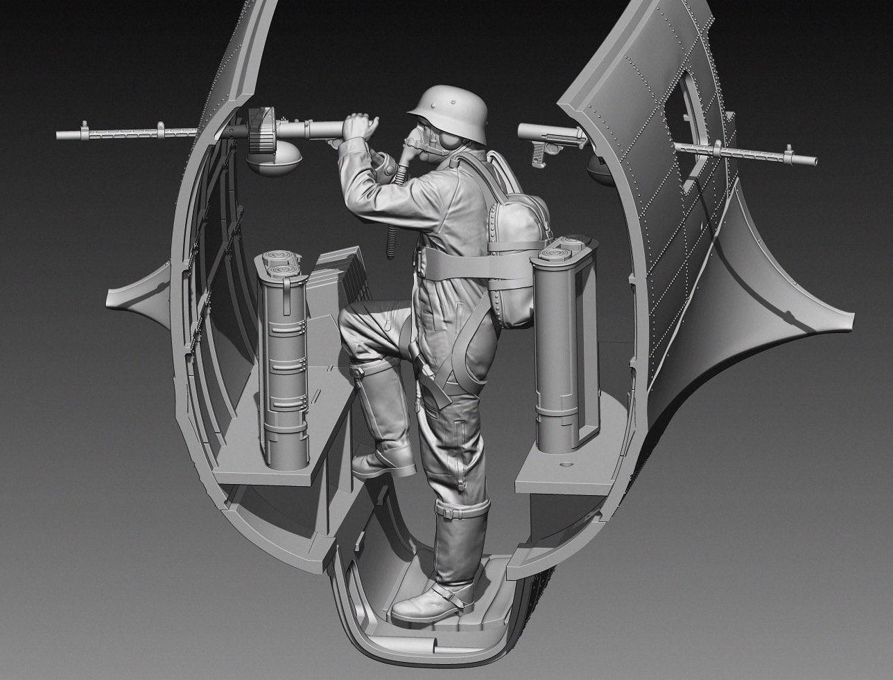 German Bomber Pilots for He111 (5pcs) Combat Status – Image 3