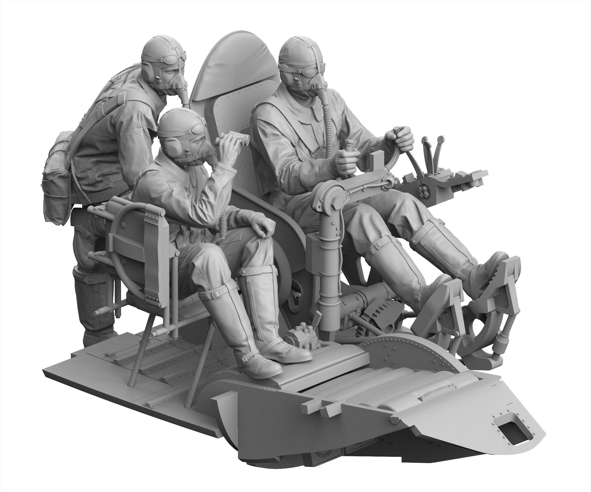 German Bomber Pilots for He111 (5pcs) Combat Status – Image 4