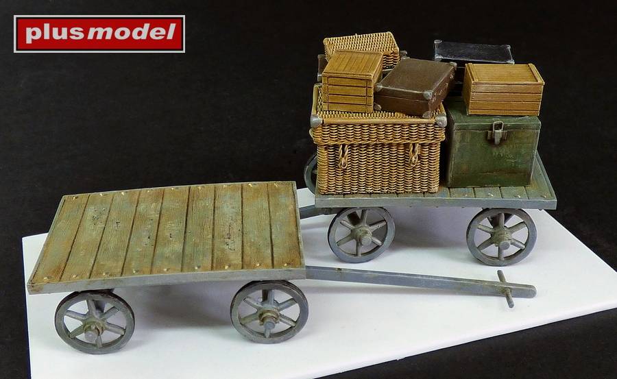 REMORQUES PORTE BAGAGES DE GARE FERROVIAIRE – Image 3