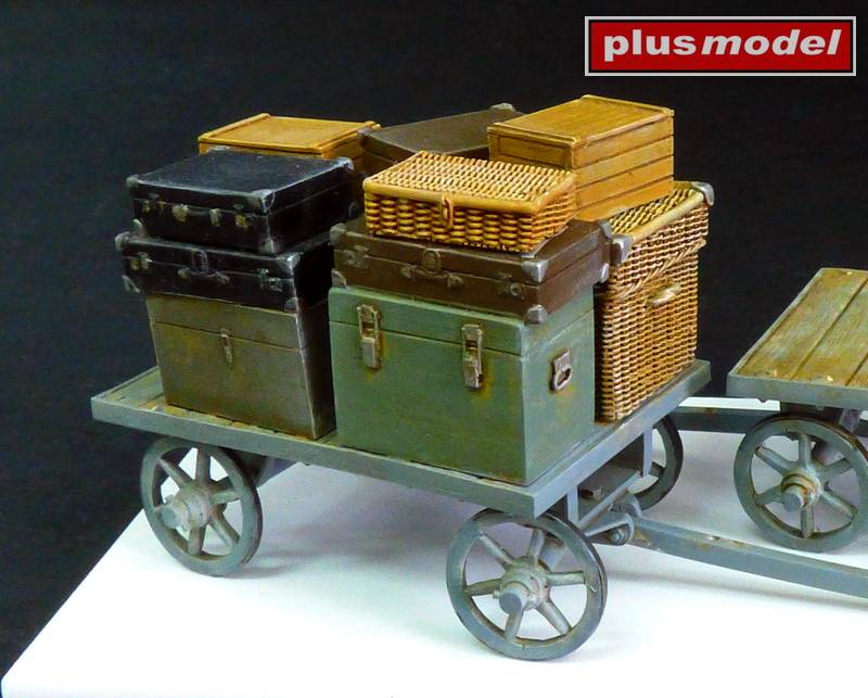 REMORQUES PORTE BAGAGES DE GARE FERROVIAIRE – Image 4