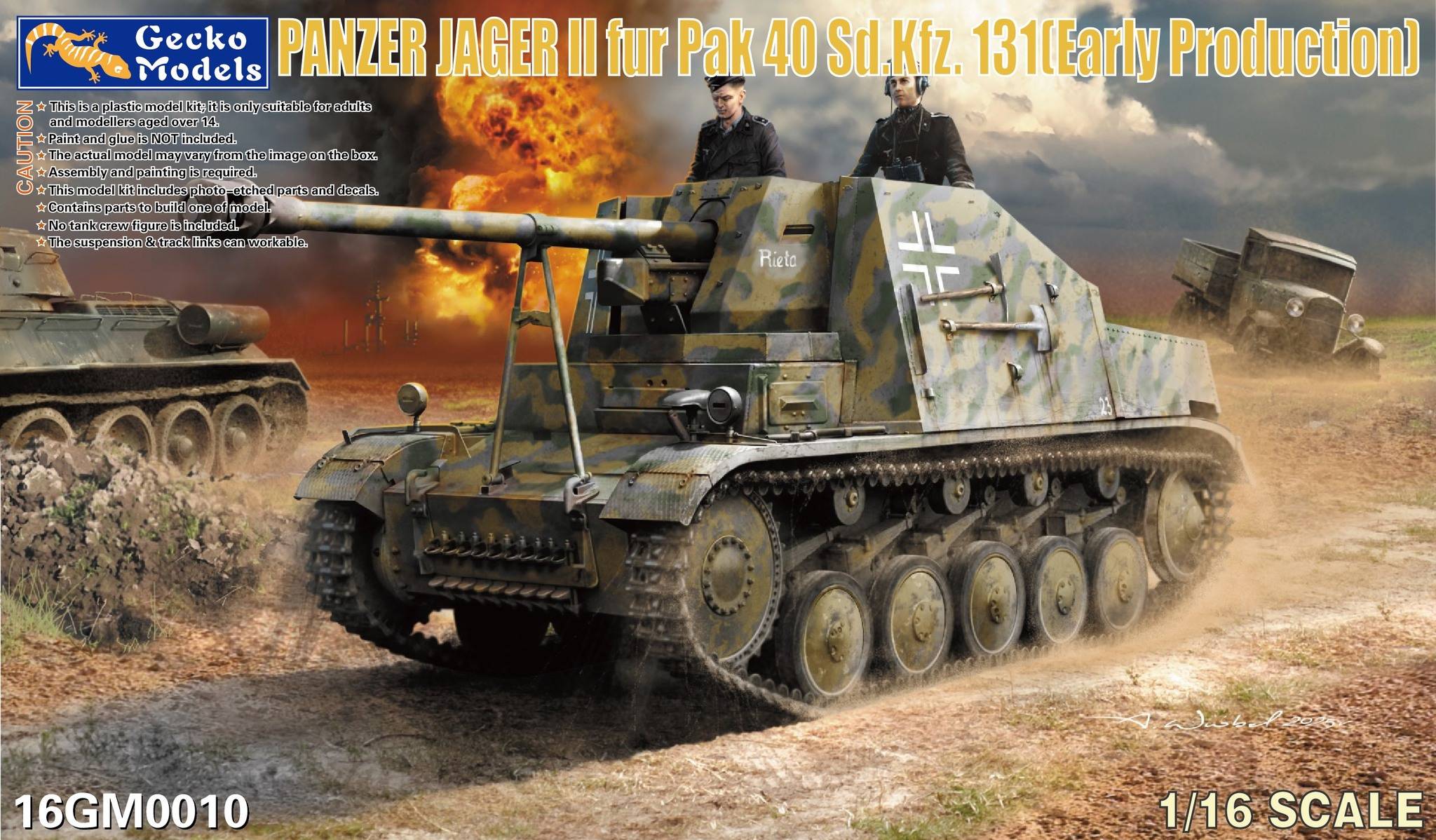 PANZER JAGER II fur Pak 40 Sd.Kfz. 131 (Early Production)