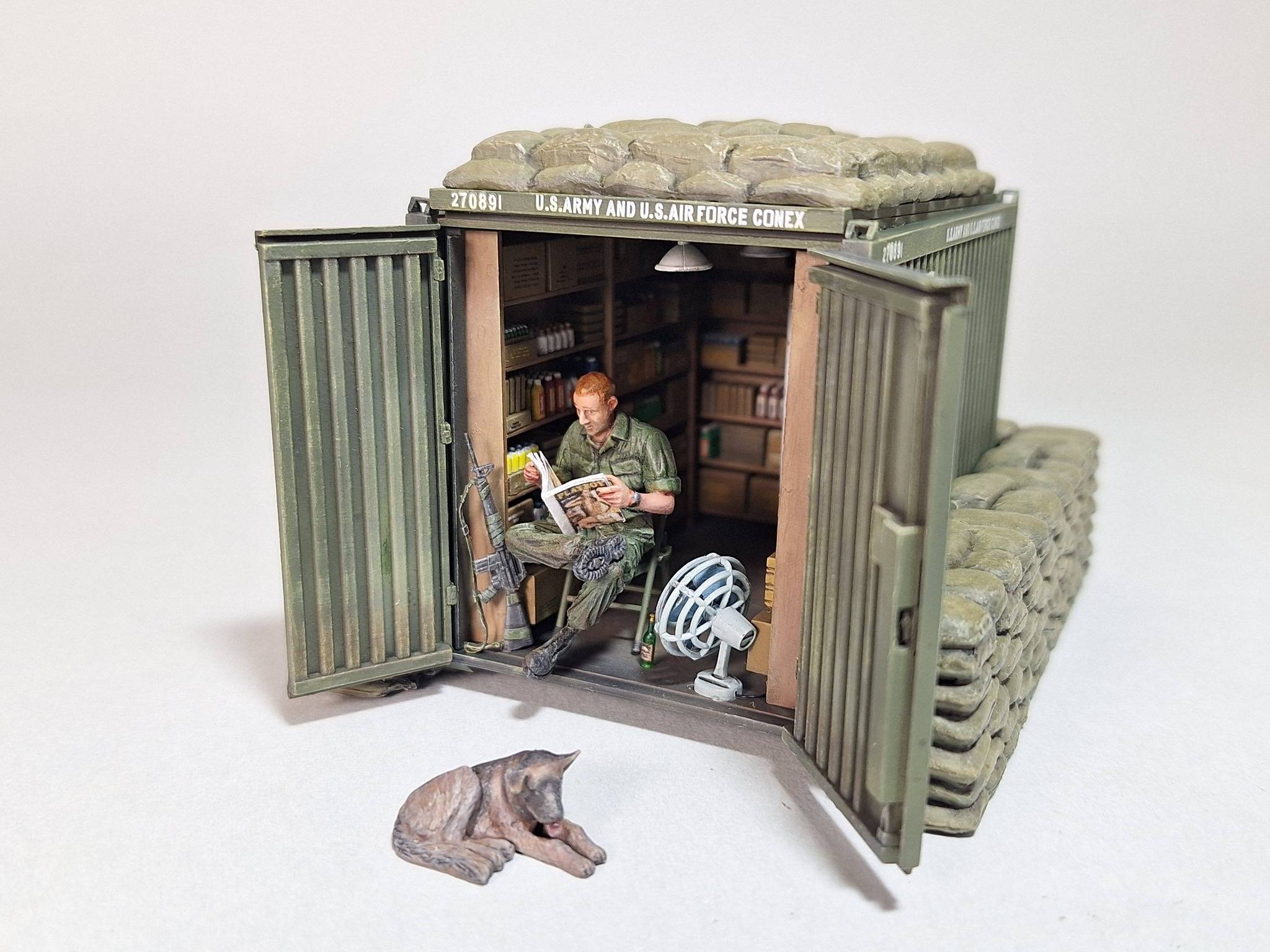 Mini shop in US military base Vietnam War – Image 25