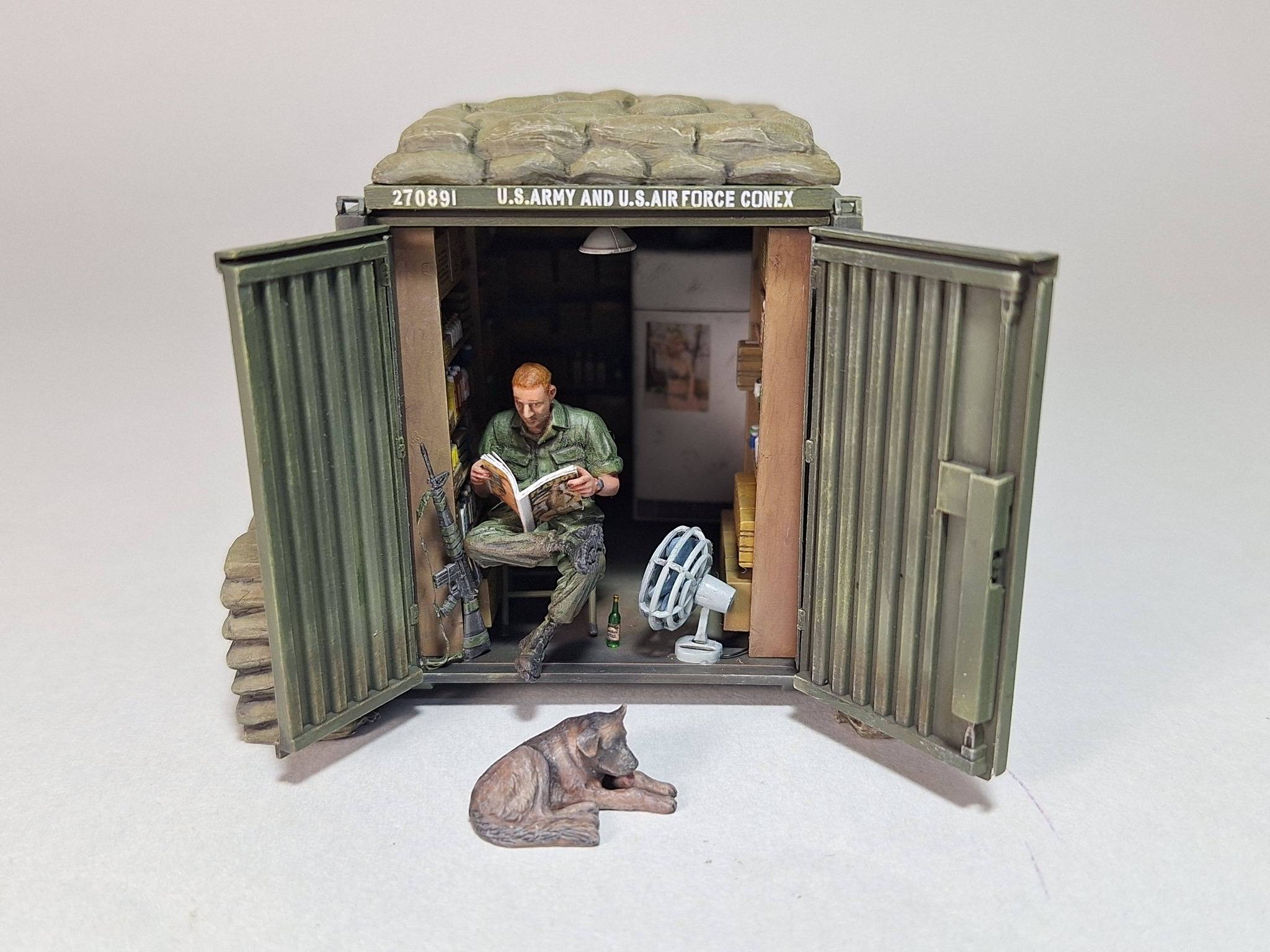 Mini shop in US military base Vietnam War – Image 27