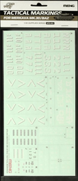 TACTICAL MARKINGS FOR MERKAVA MK.3D/BAZ