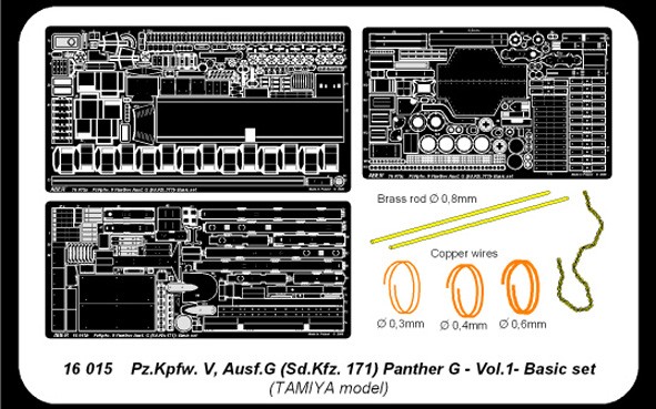 Panther G Pzkpfw V Ausf G german medium tank Volume 1 Set de base – Image 6