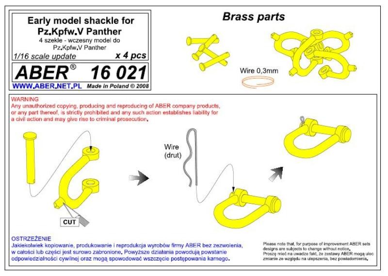 Pz.Kpfw.V Panther Early model- Shackles – Image 5