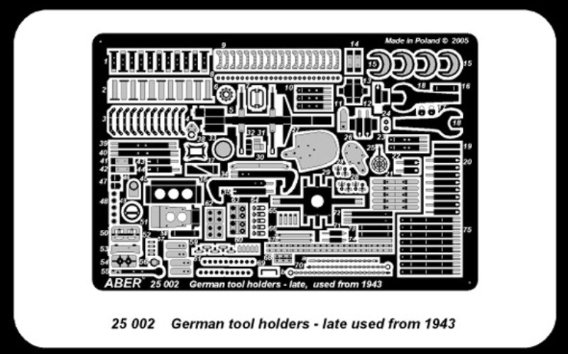 German tool holders – late used from 1943 – Image 3