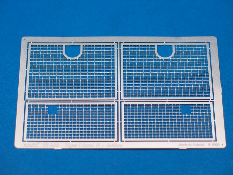 Grilles for Sd. Kfz.181.Tiger I