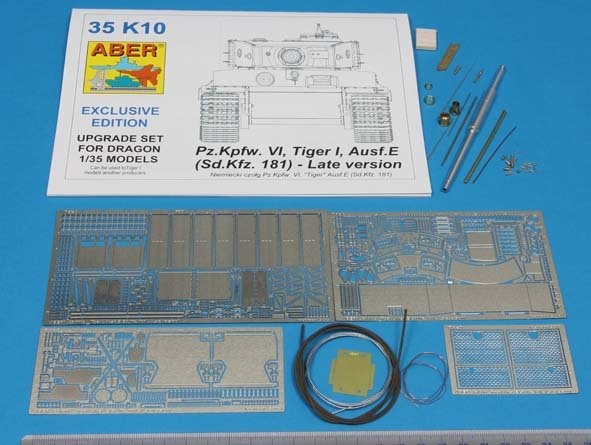 Kit amelioration Pzkpfw VI Tigre I Ausf E Sdkfz 181 Late Version German Heavy Tank – Image 2
