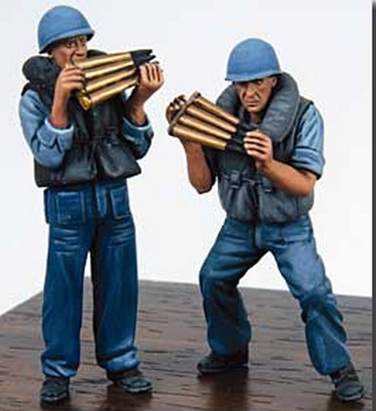 PT Boat Bofors Loader Figures