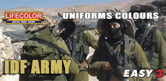 Easy 3 Uniforms Colours IDF Army