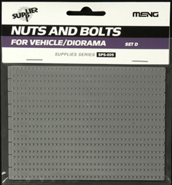 NUTS AND BOLTS FOR VEHICLE/DIORAMA Set D
