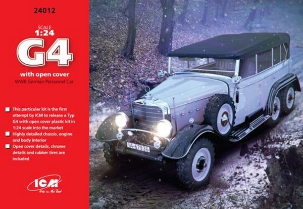 G4 with open cover WWII German Personnel Car – Image 2