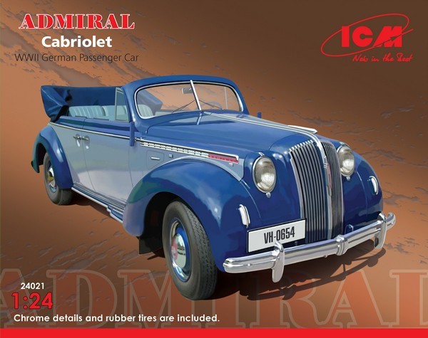 Admiral Cabriolet WWII German Passenger Car