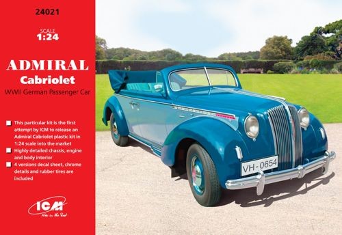 Admiral Cabriolet WWII German Passenger Car – Image 7