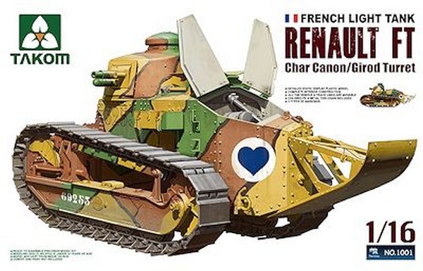 RENAULT FT-17 CHAR LEGER FRANCAIS (Tourelle Girod)