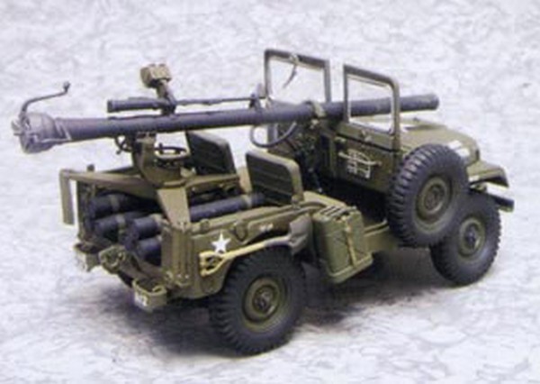 US M38A1C 4x4 1/4-Ton Military Jeep with M40A1 106mm Recoiless Rifle – Image 3