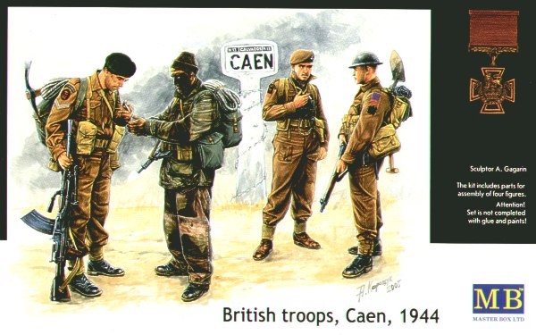 British Troops Caen 1944