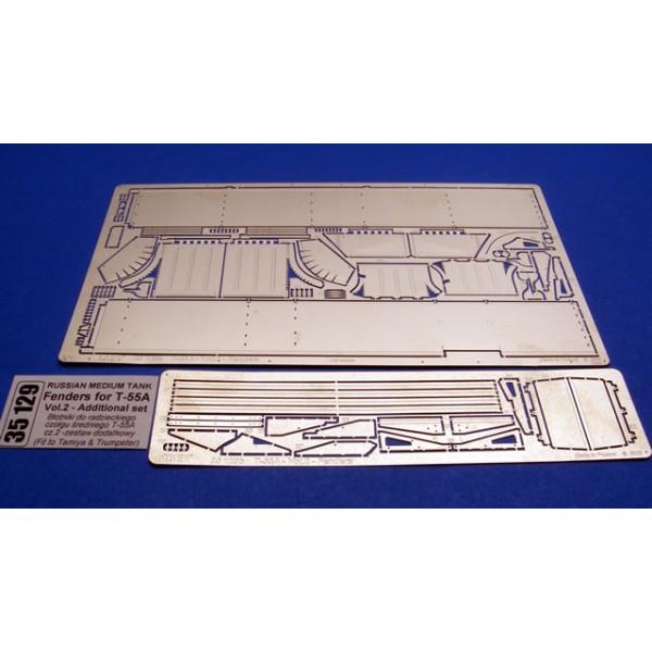 gardes boue pour Russian medium tank T-55A - vol. 2 - additional set